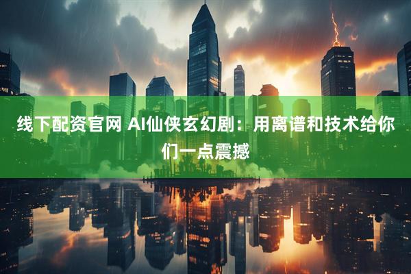 线下配资官网 AI仙侠玄幻剧：用离谱和技术给你们一点震撼
